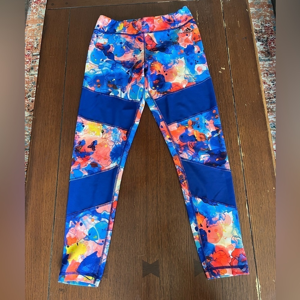 Adidas Performance Training Printed Mesh Panel Le… - image 4